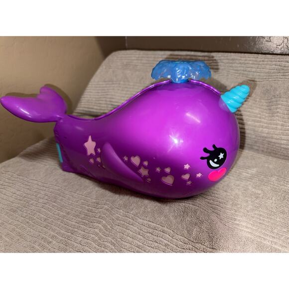 Polly Pocket Sparkle Cove Adventure Narwhal Boat Playset - Picture 7 of 7